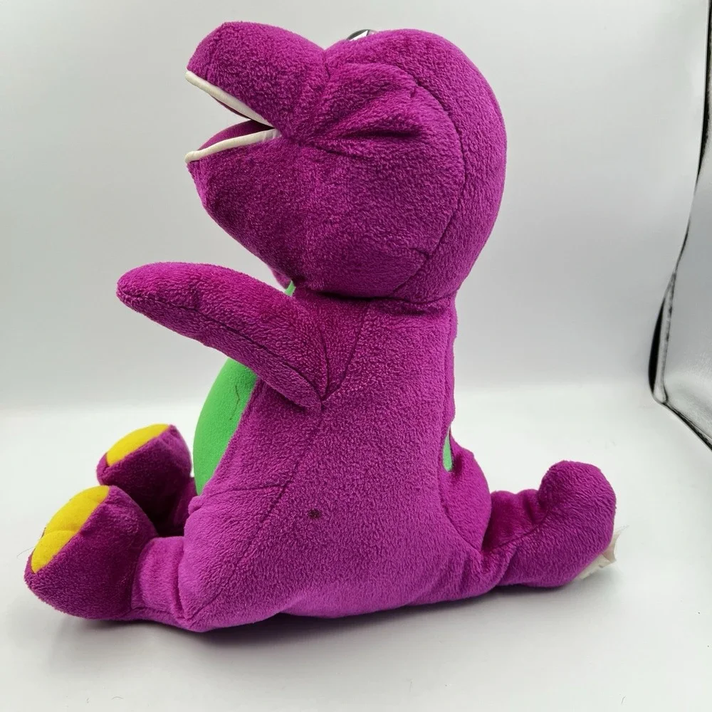 Vintage‎ Fisher Price Mattel Barney 2001 Interactive Plush Works Talks Lights Up